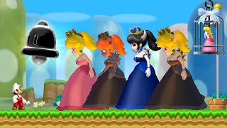 Mario Fights All Bowsette Versions in World 1-1 Of New Super Mario Bros. Wii