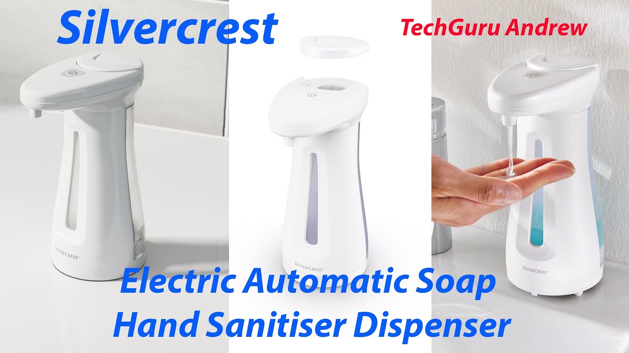 Silvercrest Electric Automatic Soap Hand Sanitiser Dispenser - YouTube