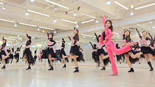 Tango Del Fuego Line Dance l Improver l 탱고 델 퓨에고 라인댄스 l Linedancequeen Resimi