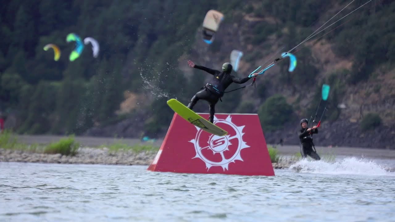 Kiteboarding Hood River Marina Beach 7619 YouTube