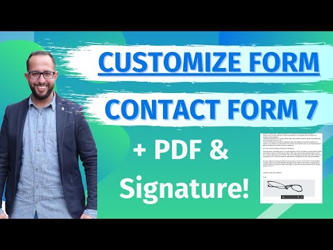 Contact Form 7 Customization - Digital Signature and Generate PDF Format File