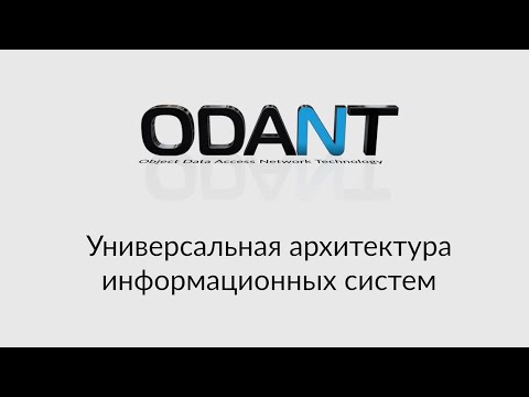 Лекция "Универсальная архитектура информационных систем"