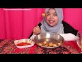 Mukbang Pentol Sampek Dimarahin Mama Gara" Kebanyakan