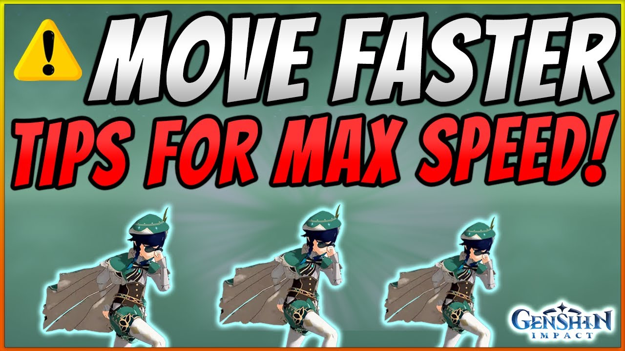 ⚠️ FASTEST MOVEMENT AND SPEED TIPS | How to Travel and Explore Faster! | Genshin Impact Guide