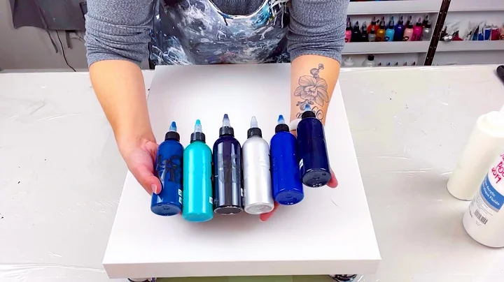 # 445 - TESTER Piece!  Rich & Vibrant Blues! ~ Acr...