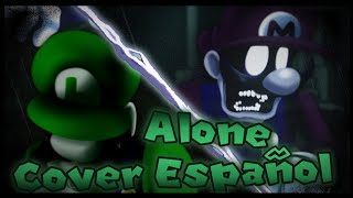 FNF | ALONE V2 | COVER ESPAÑOL | WITH LYRICS SPANISH | MARIO MADNESS V2 | FT @walmart12343