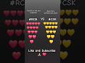 #RCB ❤️ vs #csk 💛@Tarun-my8so