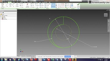 PLTW IED - Assignment 4.5 Making a Snail Cam Parametrically