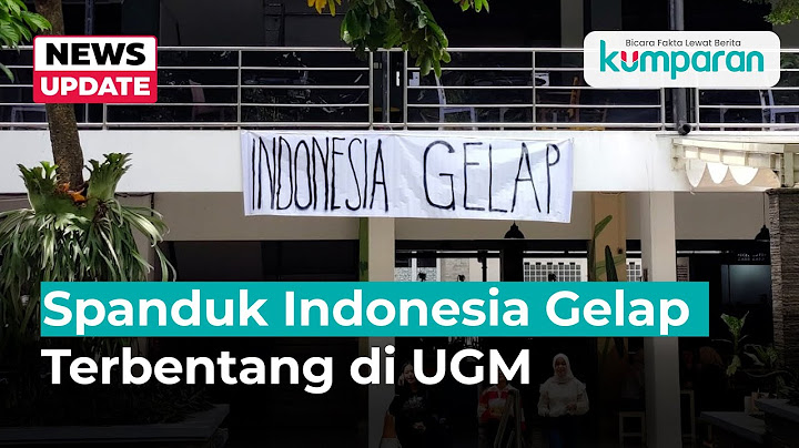 Spanduk ‘Indonesia Gelap’ hingga ‘Peringatan Darurat’ Terbentang di UGM