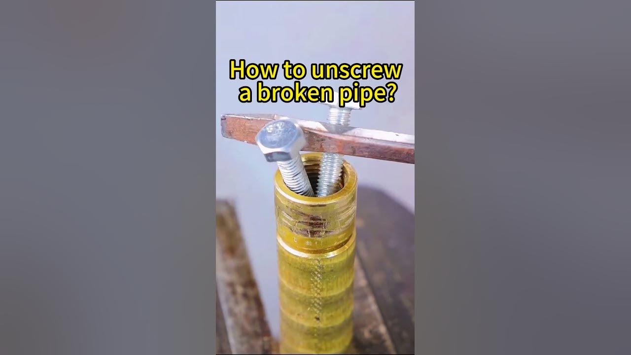 How to unscrew a broken pipe?Let me tell you!stainlesssteel welder 