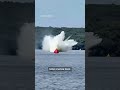 Powerboat goes airborne at 200+ mph, crashes