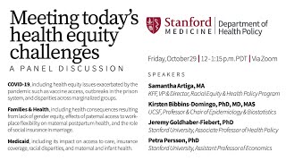 Stanford Health Policy Health Equity Panel 2021