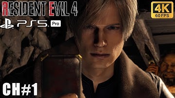 Resident Evil 4 Remake – Chapter 1 Gameplay Walkthrough (No Commentary | PS5 4K 60FPS)