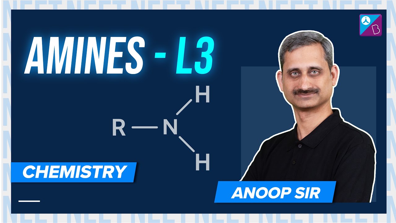 Chemical Properties of Amines - Amines Class 12 Organic Chemistry Concept Explained | NEET 2023 Exam