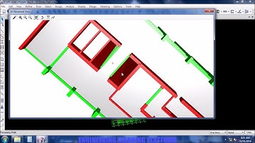 Advanced viewing options in etabs tutorial - 3D Rendered View sections