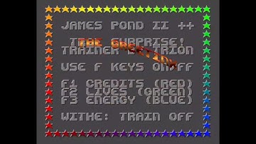 Amiga Trainer Intro James Pond 2 Robocod by TRSI and Spreadpoint (1991)