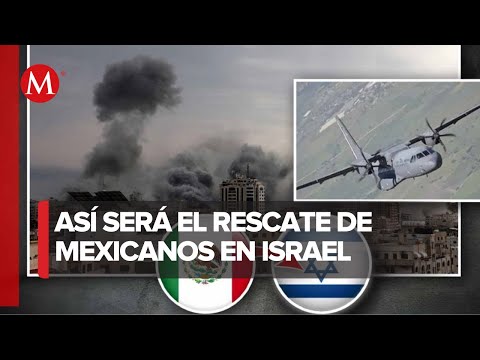 Sedena enviará dos aviones a Israel para rescatar a mexicanos tras conflicto armado con Hamás