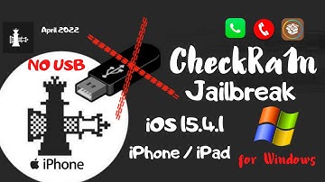 JAILBREAK iOS 15.4.1 - 14.8 [ CheckRa1n for WINDOWS ] [ NO USB Install ] RELEASE MAY