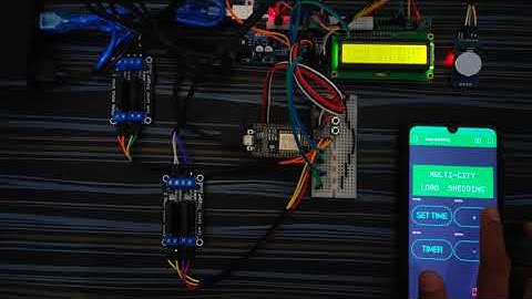 Multiple City Load Shedding System | IoT |  Arduino and ESP8266 based project | Techno Virus