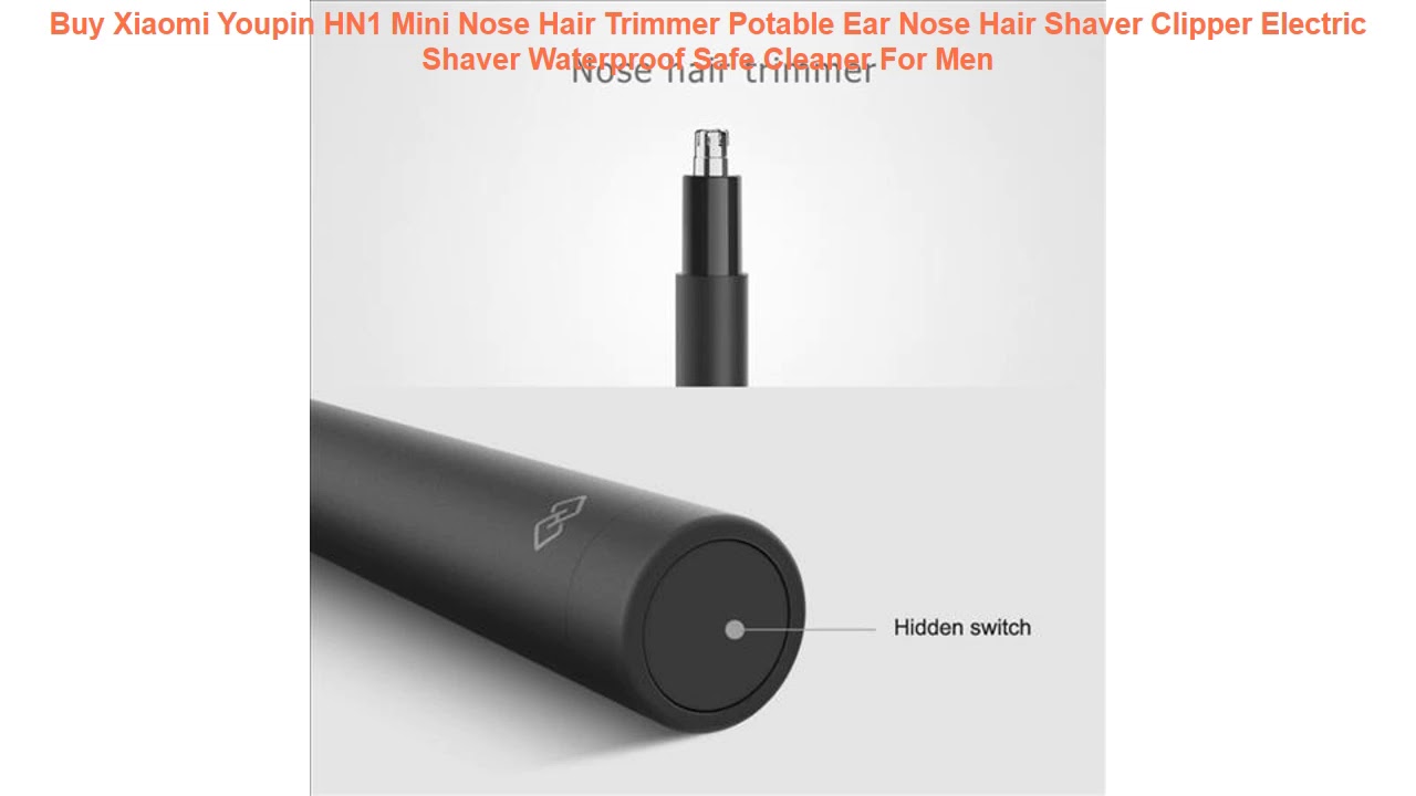Buy Xiaomi Youpin Hn1 Mini Nose Hair Trimmer Potable Ear Nose Hair