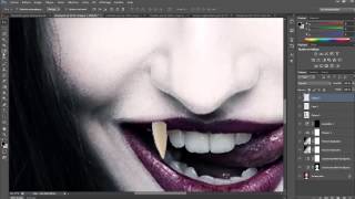 vampire effect in photoshop