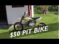 $50 Craigslist 125CC Pit Bike - Can We FIX It???