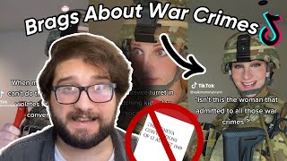 TikTok Veteran Makes War Crime Thirst Traps - YouTube