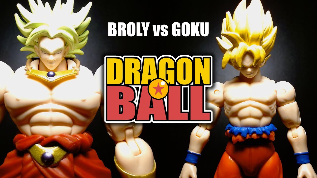 Dragon Ball Dragon Stars Super Saiyan Broly VS Super Saiyan Goku (Battle  Damaged) Figure Review 