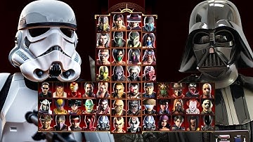 Mortal Kombat 9 - DARTH VADER & STORMTROOPER - Expert Tag Ladder - Gameplay @(1080p) - 60ᶠᵖˢ ✔