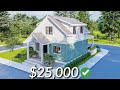 (6x7 Meters) Small House Design Idea with 2 Bedrooms | Woodnest Style