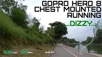 GoPro Hero 8 - Chest mounted while running (better than before, but...)