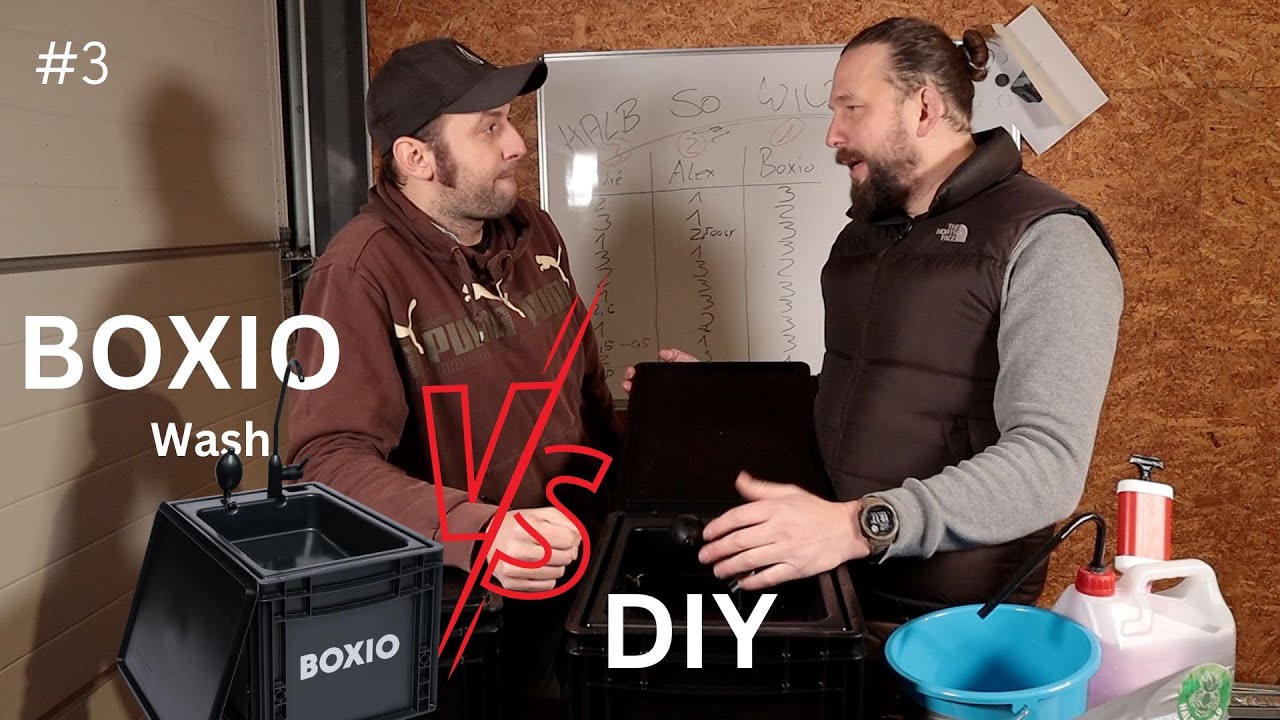 Aufbau und Test der neuen BOXIO Wash, Grosser Vergleich DIY gegen Profis