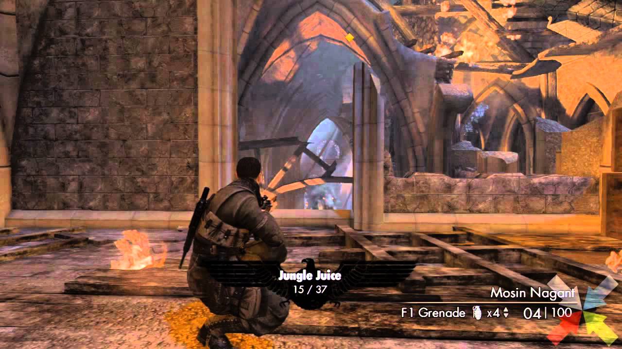 Sniper Elite V2 Bottle Locations St. Olibartus Church Mission YouTube