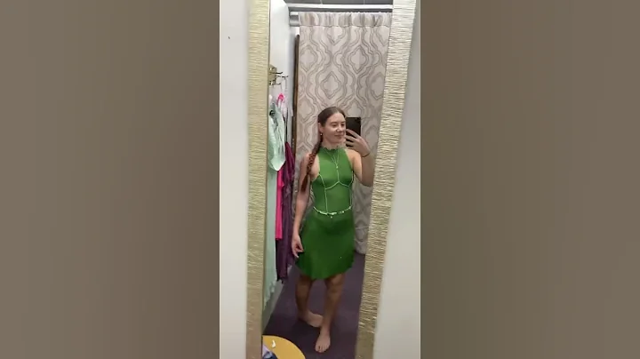 Consignment shop fitting room try on #consignment #trifting #secondhand #tryon