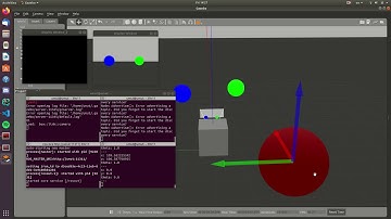 Detect red object center gazebo plugin
