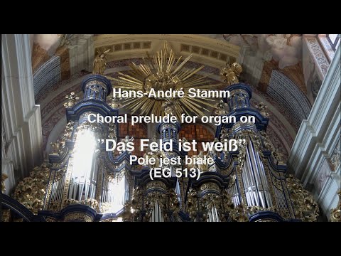 Choral prelude on ”Das Feld ist weiß” (EG 513) Pole jest białe for organ by Hans-André Stamm @hans-andrestamm4988