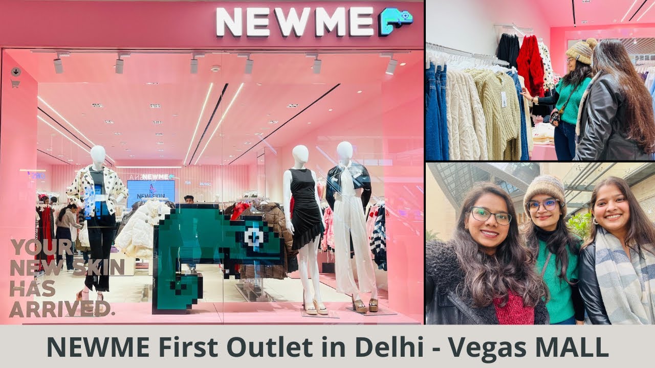 NewMe First Outlet in Delhi's Vegas Mall | Winter Collection | Shopping ...