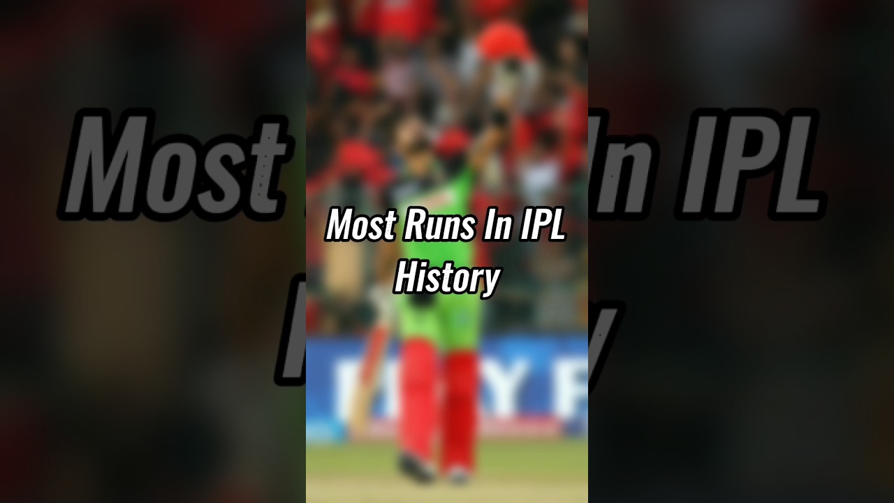 Most Runs In IPL 