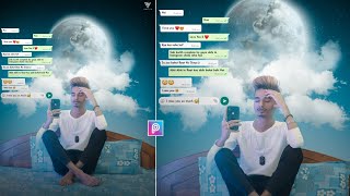 Miss You Photo Editing Tutorial 💔 | Moonlight Photo Editing in PicsArt - SK EDITZ screenshot 5
