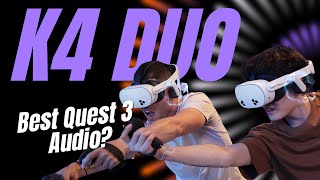 KIWI Design K4 Duo Review: BEST Meta Quest 3 Battery Head Strap with Audio? 😎