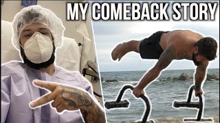 I TORE MY BICEP AND THIS HAPPENED ...