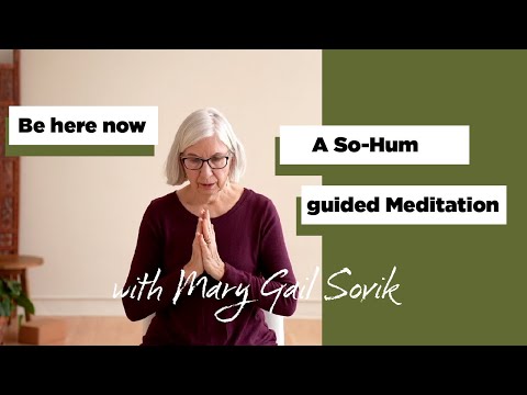Preview of Breath and so-hum guided meditation