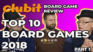 The top 10 board games we played in 2018 (Part 1)