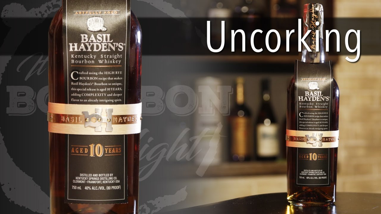 Uncorking Basil Hayden's 10 Year Bourbon - LIVE