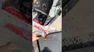 Cleaning up the carbon fiber to prepare it for install on the Lamborghini huracan evo project