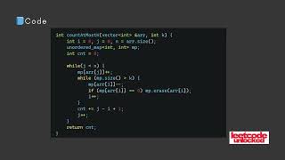 GFG POTD: Subarrays with At Most K Distinct Integers | Sliding Window | HashMap Explained
