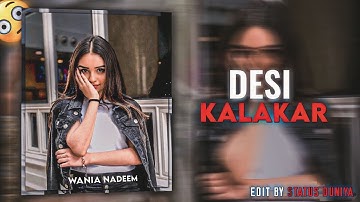 Desi kalakar | Wania Nadeem | Ae Inspired | Alight Motion | PRESET For Alight Motion