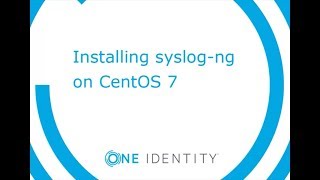 Installing syslog-ng on CentOS 7