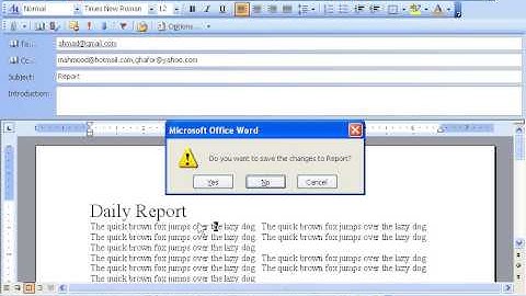 MS Word 2003 Part 4) File Menu in Dari / Farsi Omar Akbari