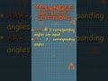 Learn Triangle Similarity FAST!🚀  #mathematicclass10